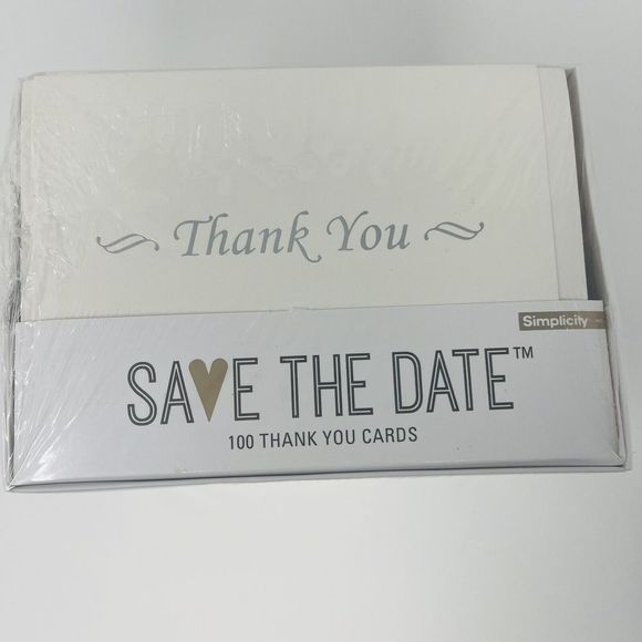 100 Pack Blank Thank You Cards for Business Wedding Birthday 5.5”w x 4”h - Picture 8 of 8